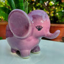 Ceramic Planters | Elephant Shaped | Purple