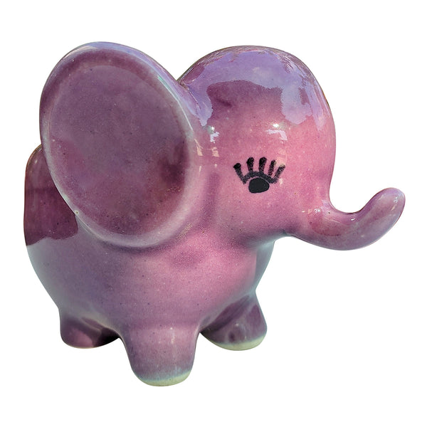 Ceramic Planters | Elephant Shaped | Purple