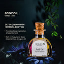 Body Oil | Argan, Boabab & Grapeseed Oil | For Glowing Skin | 100 ml