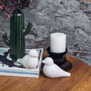 Home Decor Accents | Bird Table Decorative | White | 5 inches