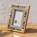 Wooden Photo Frame | Sufi Frame | White | 4 x 6 inches