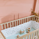 Cotton Muslin Baby Cot Bumper | Rainbow Design | Multicolour