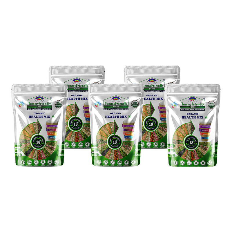 Organic Health Mix For Kids And Adults | Pack of 5 | 100 g Each