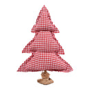 Cotton Filled Christmas Tree | Table Decorative | Red & White.