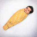 Cotton Muslin Swaddle for Baby | Sun Design | Yellow