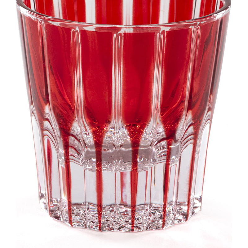 Crystal Whisky Glass | Red | 130 ml
