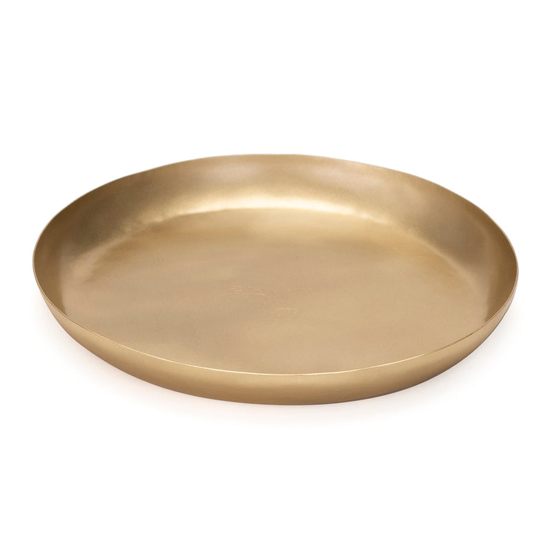 Brass Dinner Plate | Gold