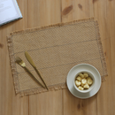 Jute Table Mats | Placemats | Woven Design | Beige