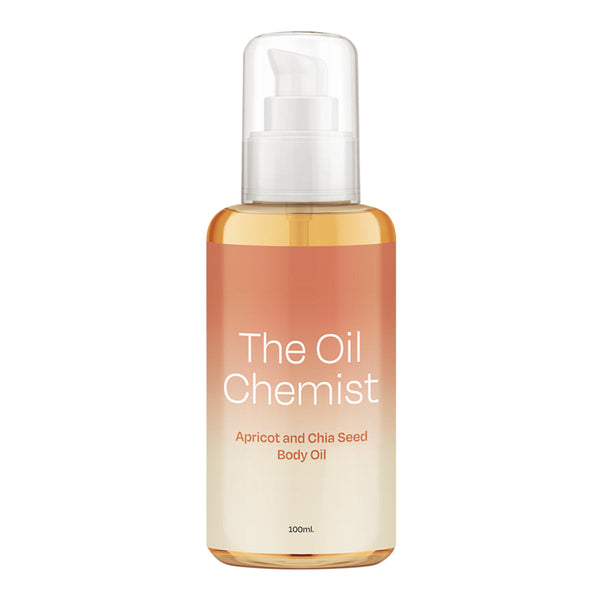 Body Oil | Apricot & Chia Seed | Natural & Organic Moisturizer With Antioxidants And Vitamin E | 100 ml