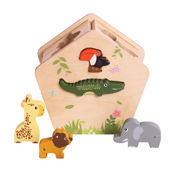 Wooden Toy Set for Kids | Animal Sorting Toy | Multicolour