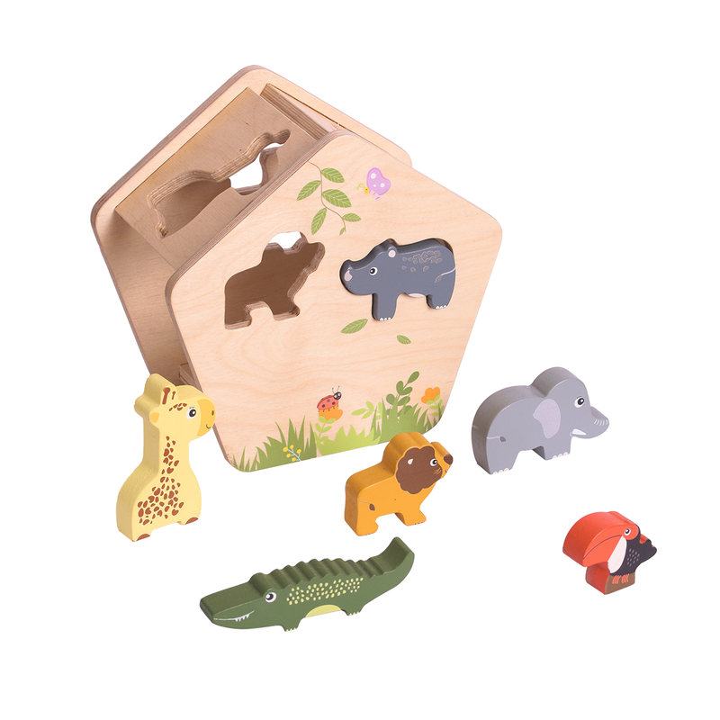 Wooden Toy Set for Kids | Animal Sorting Toy | Multicolour