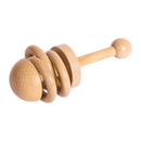 Wooden Baby Rattle | Ring Around | Brown