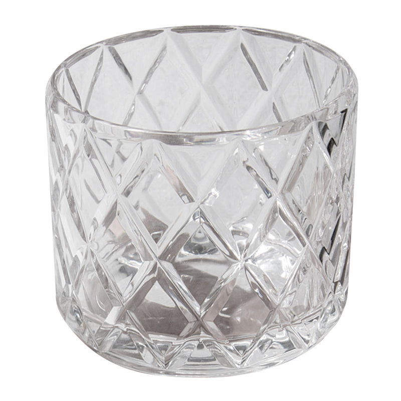 Whiskey Glasses | Diamond Design | Transparent | 320 ml | Set of 4