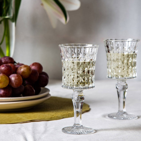 Zane Wine Glasses Set | Transparent | 200 ml | Set of 4