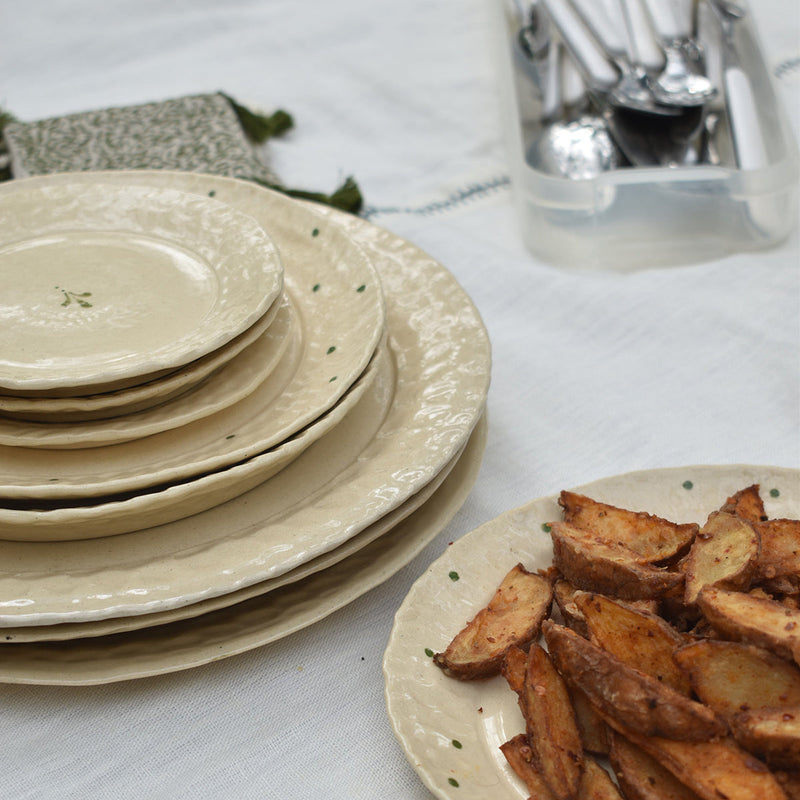 Stoneware Dinner Plates | White | Set of 2