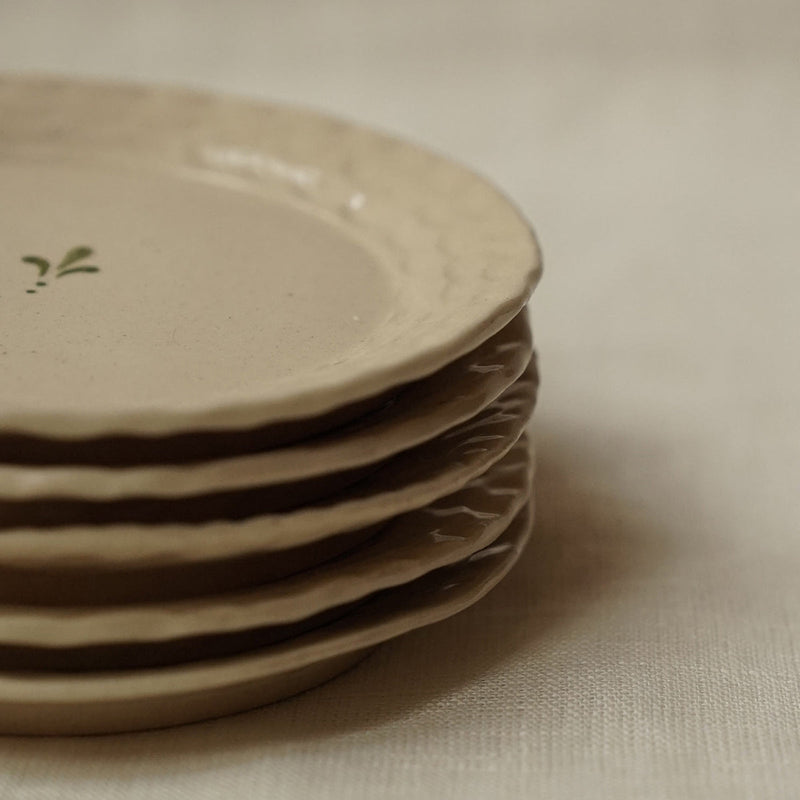 Stoneware Dessert Plates | White | Set of 2