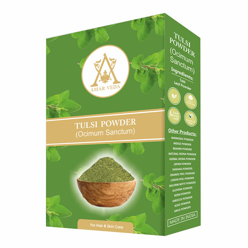 Herbal Tulsi Powder | Face Pack & Hair Pack | 100 g