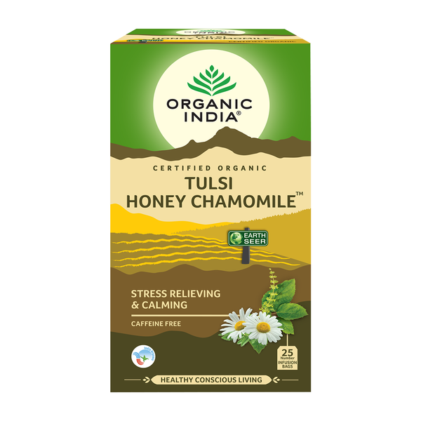 Organic India Tulsi Honey Chamomile | 25 Tea Bags
