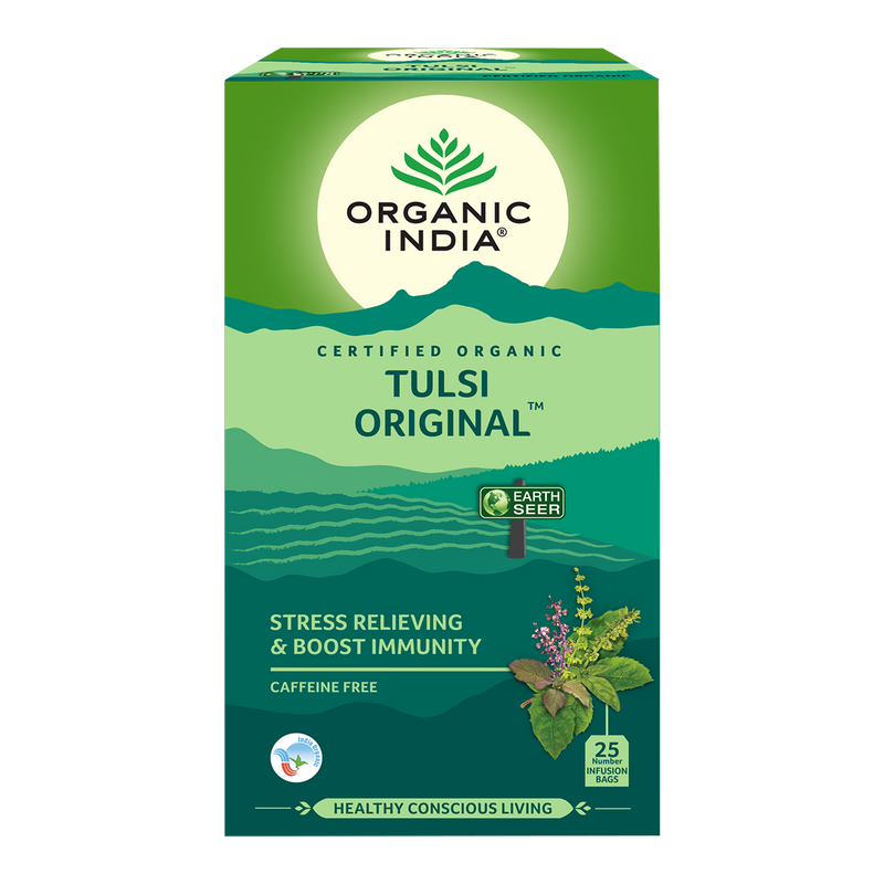 Organic India Tulsi Original | 25 Tea Bags | Pack of 2