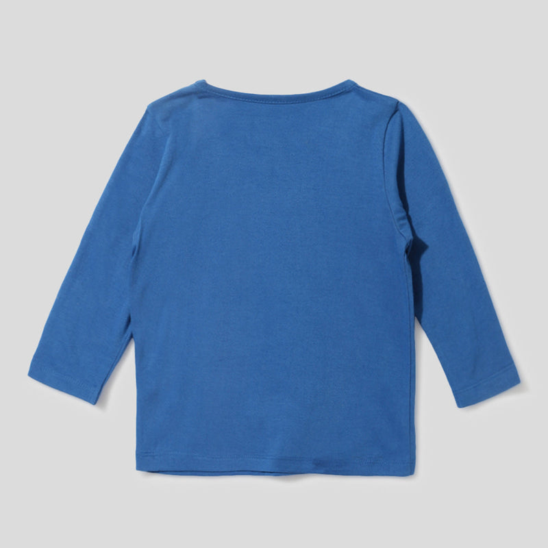 Cotton T-Shirt for Kids | Crackers Design | Navy Blue