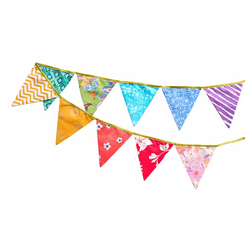 Rainbow Bunting Combo | Upcycled Cotton | Multicolour