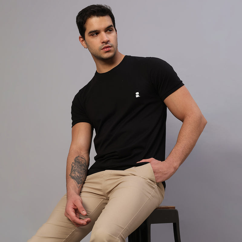 Black T-Shirt for Men | Supima Cotton