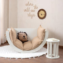 Wall Hanging Decor | Where The Wild One Sleeps | Wooden | Beige.