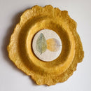 Decorative Wall Plate | Yellow | 16 inches