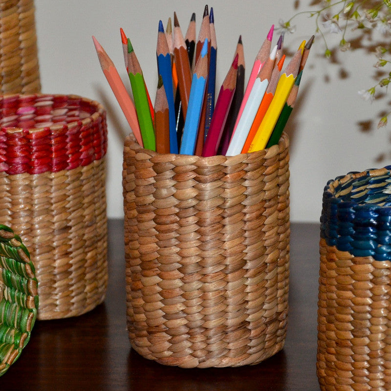 Water Hyacinth Cutlery & Pen Holder