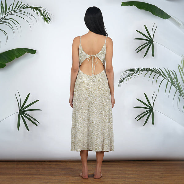 Modal Slip Dress For Women | Jungle Handprinted