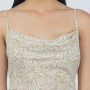 Modal Slip Dress For Women | Jungle Handprinted