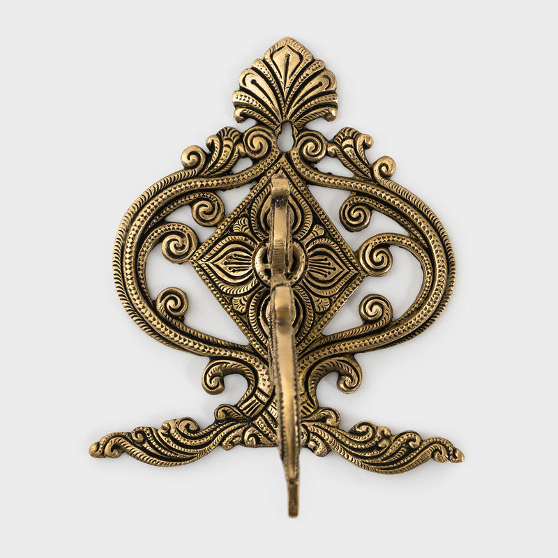 Brass Wall Decor | Fleur Design | Gold | 17 cm