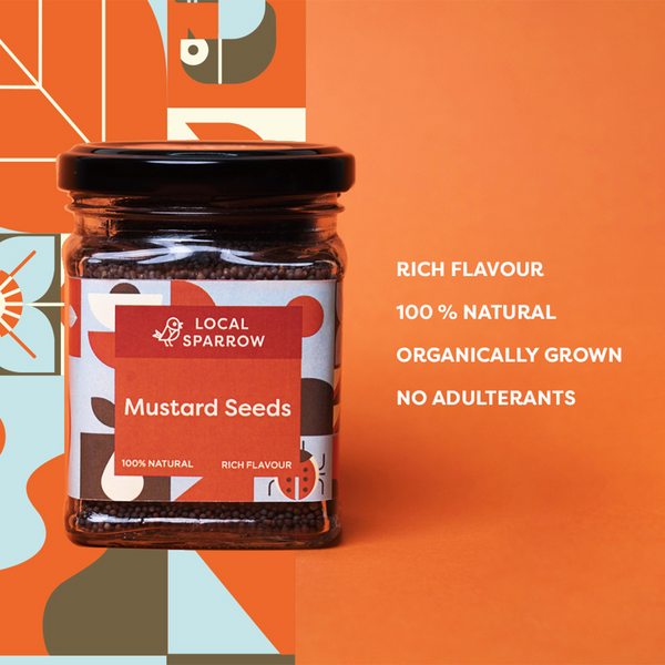 Mustard Seeds | Rich Flavour | Zero Additives | 125 g