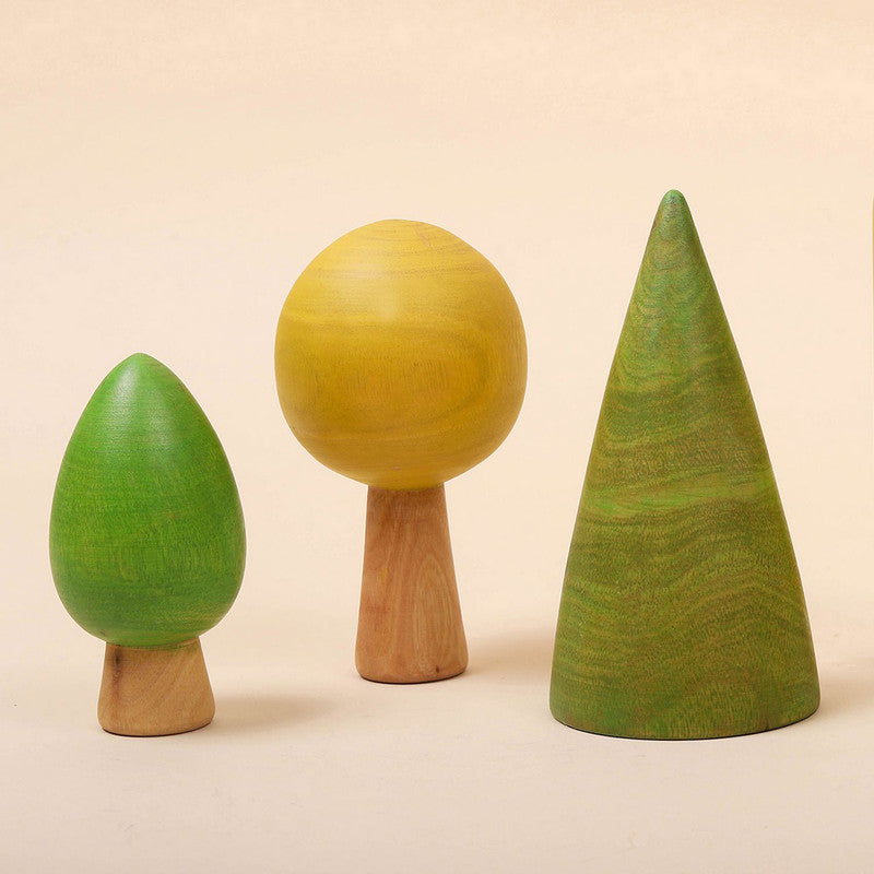 Wooden Toys for Kids | Forest Trees Full Set | Set of 12