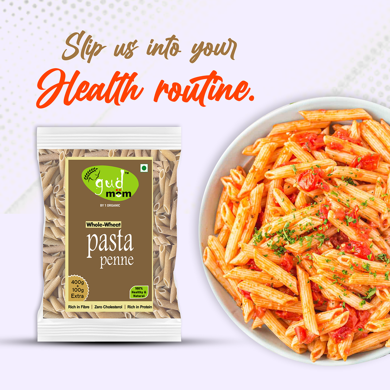 Pasta Penne | Whole Wheat | Rich In Fibre | 500 g