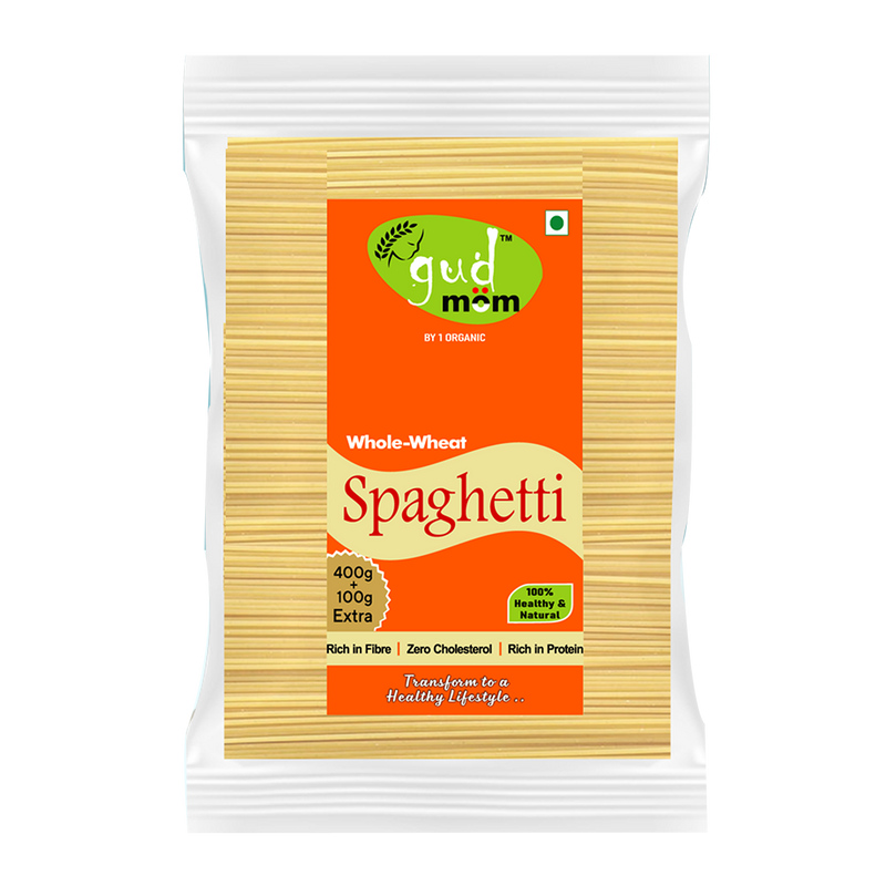 Pasta Spaghetti | Whole Wheat | Rich In Fibre | 500 g