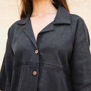 Linen Kelly Shirt For Women | Black