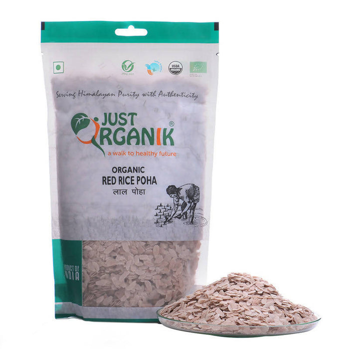 Organic Red Rice Poha | 500 g.