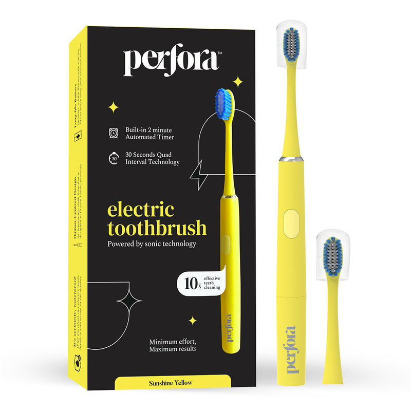 Perfora Electric Toothbrush | Sunshine Yellow