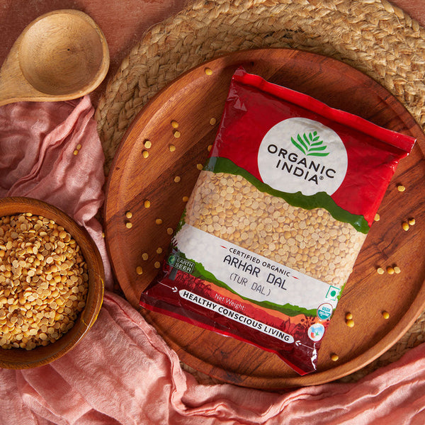 Organic India | Arhar Dal | Tur Dal | 500 g | Pack of 4