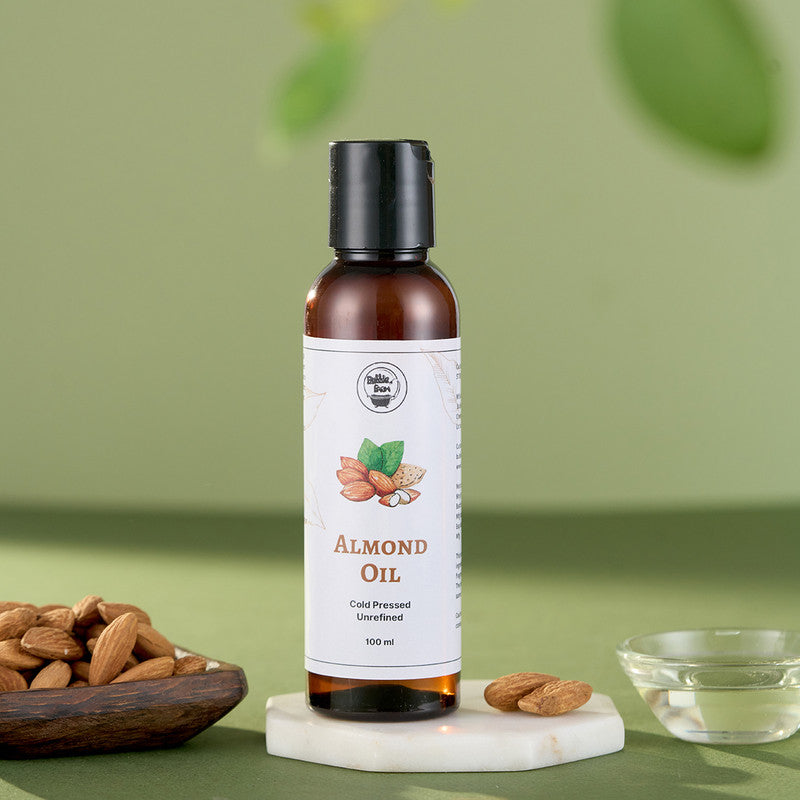 Sweet Almond Oil | Cold Pressed | Reduces Stretch Marks | 100 ml