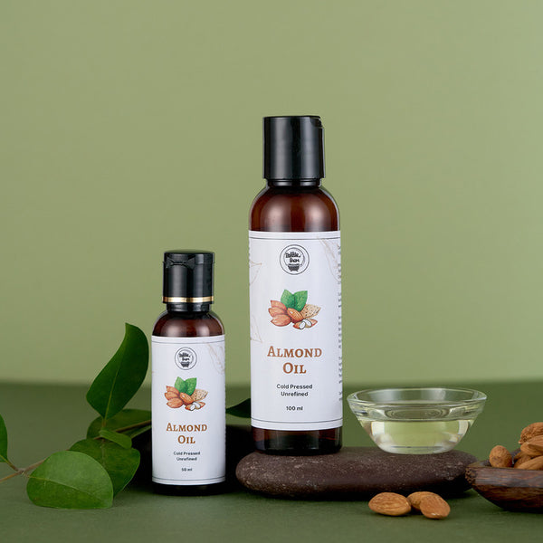 Sweet Almond Oil | Cold Pressed | Reduces Stretch Marks | 50 ml