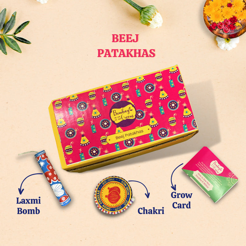 Diwali Gift Hampers | Seed Crackers | Ceramic Diyas | Incense Cones | Set of 7
