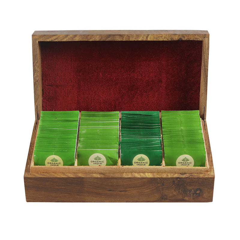 Organic India Tea Hamper | Super Deluxe Gift | 100 Tea Bags.