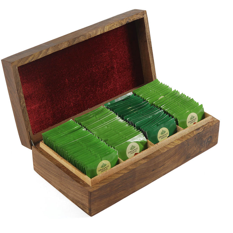 Organic India Tea Hamper | Super Deluxe Gift | 100 Tea Bags.