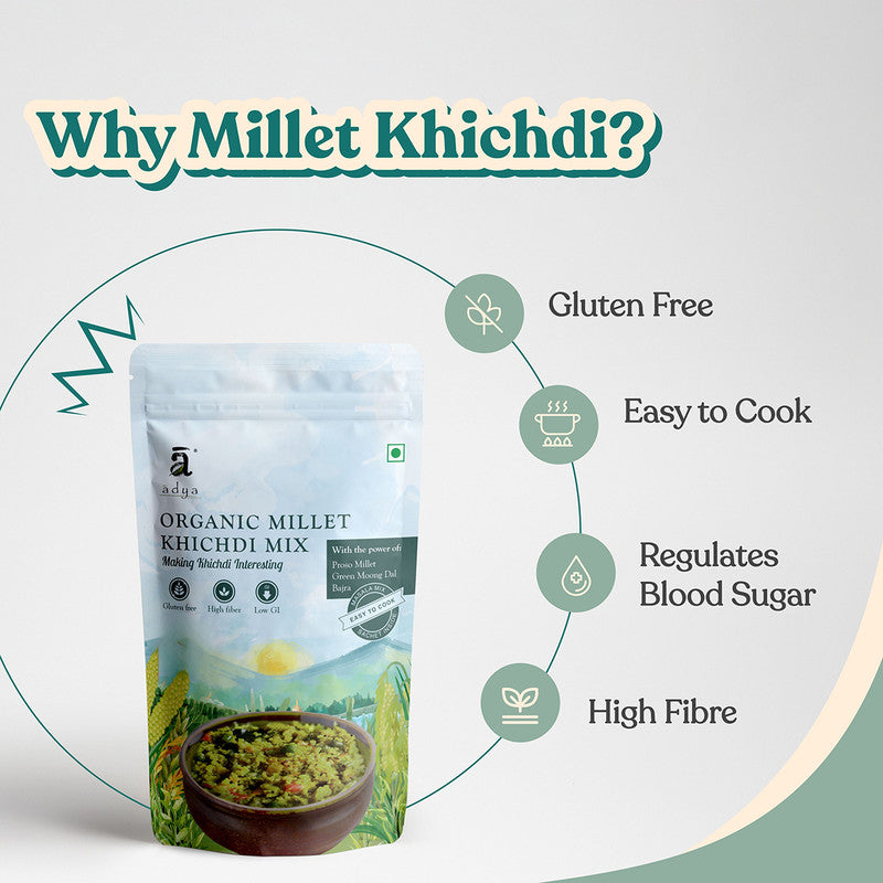 Organic Khichdi Millet Mix | High Fibre | 100 g