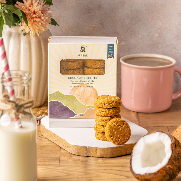 Coconut Biscuits | No Sugar & No Wheat | 200 g