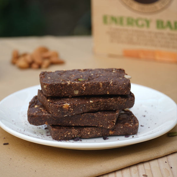 Chocolate Energy Bar | Gluten-Free | 50 g | Pack of 3