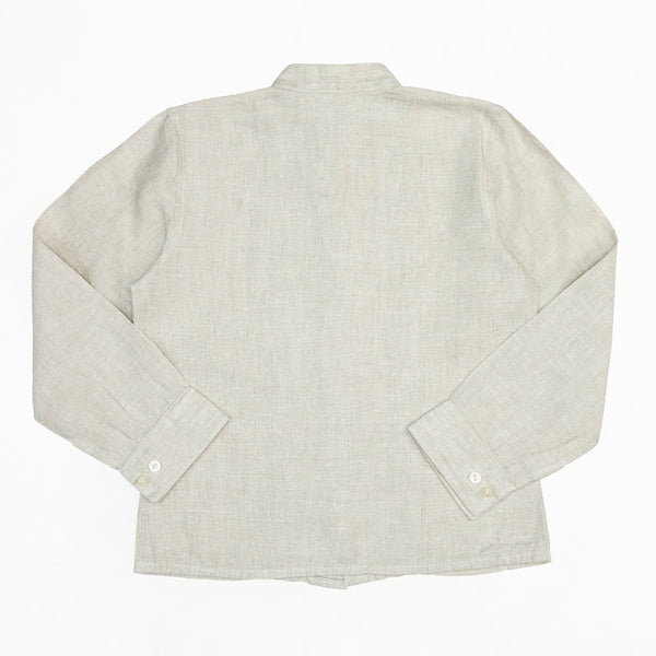 Linen Shirt for Boys | Pleated | Beige