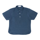 Linen Boys Polo T-Shirt | Half Sleeves | Blue